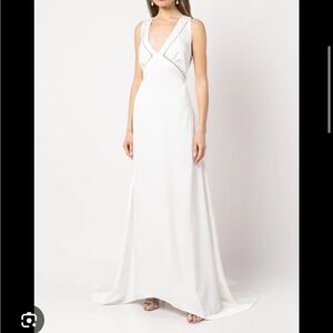 Sachin and Babi white dress